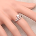 thumbnail image 4 of Infinity Diamond Engagement Wedding Ring, Celtic Knot Diamond Ring, Solitaire Diamond Proposal Ring, Delicate Anniversary Ring, 925 Sterling Silver, 1.9 Ct Simulated Diamond, Gift Ring, 4 of 5