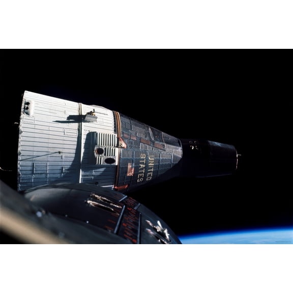 24"x36" Gallery Poster, Gemini 7 spacecraft taken from Gemini 6 during rendezvous 1965