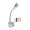Three light-Silver, variant on 12-24V LED Lamp Reading Wall Lamp Touchs Switchs Boat Wall Light Low Consumption for Truck Motorhome Yachts Cabin