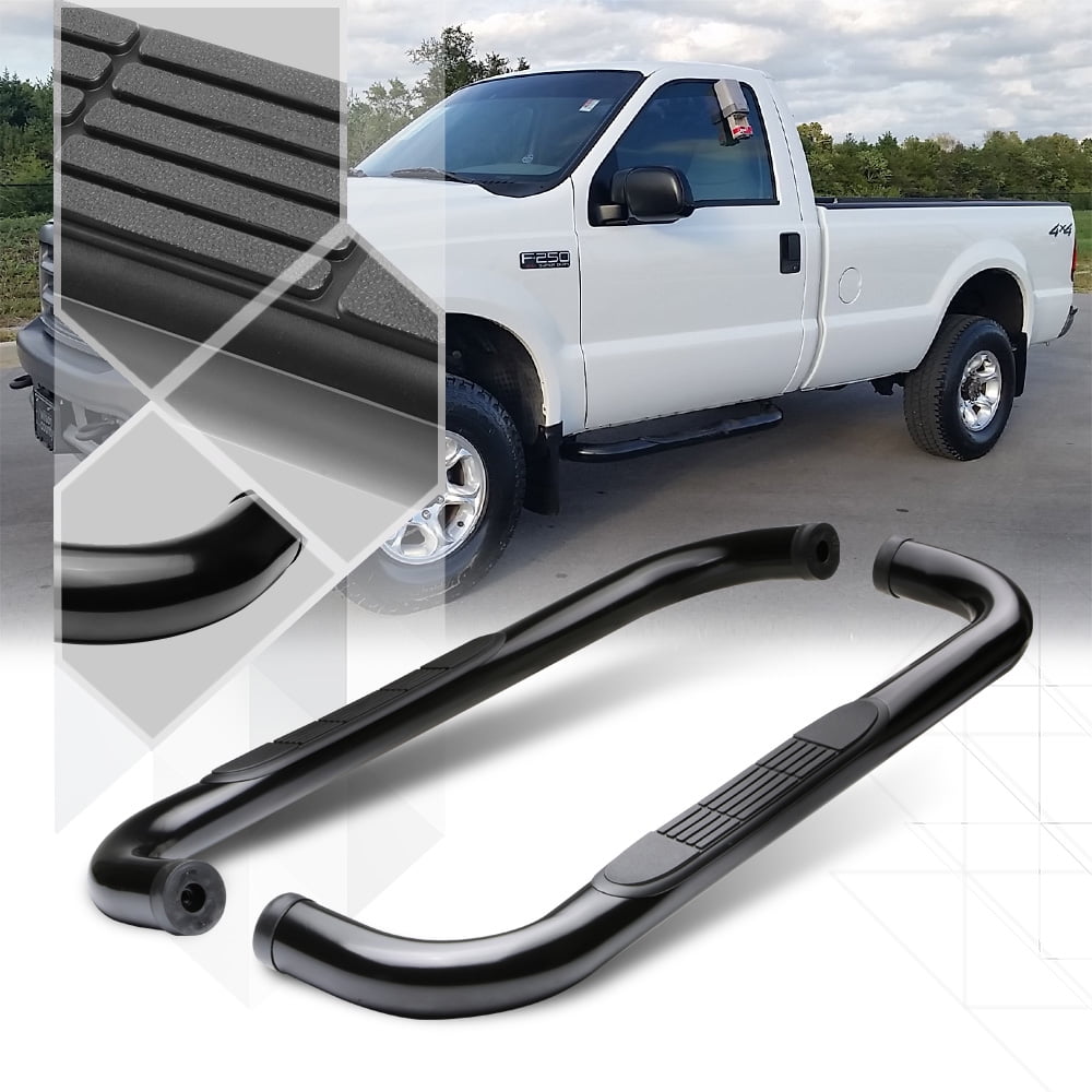Black 3" Side Step Nerf Bar for 9916 Ford F250 F350 F450 F550 SD