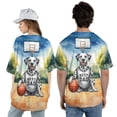 thumbnail image 5 of Happy Father's Day Dalmatian Playing Basketball with Best Dad Jersey All Over Print 3D Baseball Shirt Dog Lover Softball Sport - 13006, 5 of 6