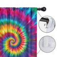 thumbnail image 4 of Blackout Kids Curtains,Rainbow Tie Dye Mandala Pattern Childrens Insulated Curtains Set Of 2,Bedroom Essentials,Toddler Room Decor 42"x54", 4 of 5