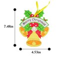 thumbnail image 4 of 18PCS Christmas Hanging Ornament Creative DIY Blank Painting Xmas Tree Ornament, 4 of 10
