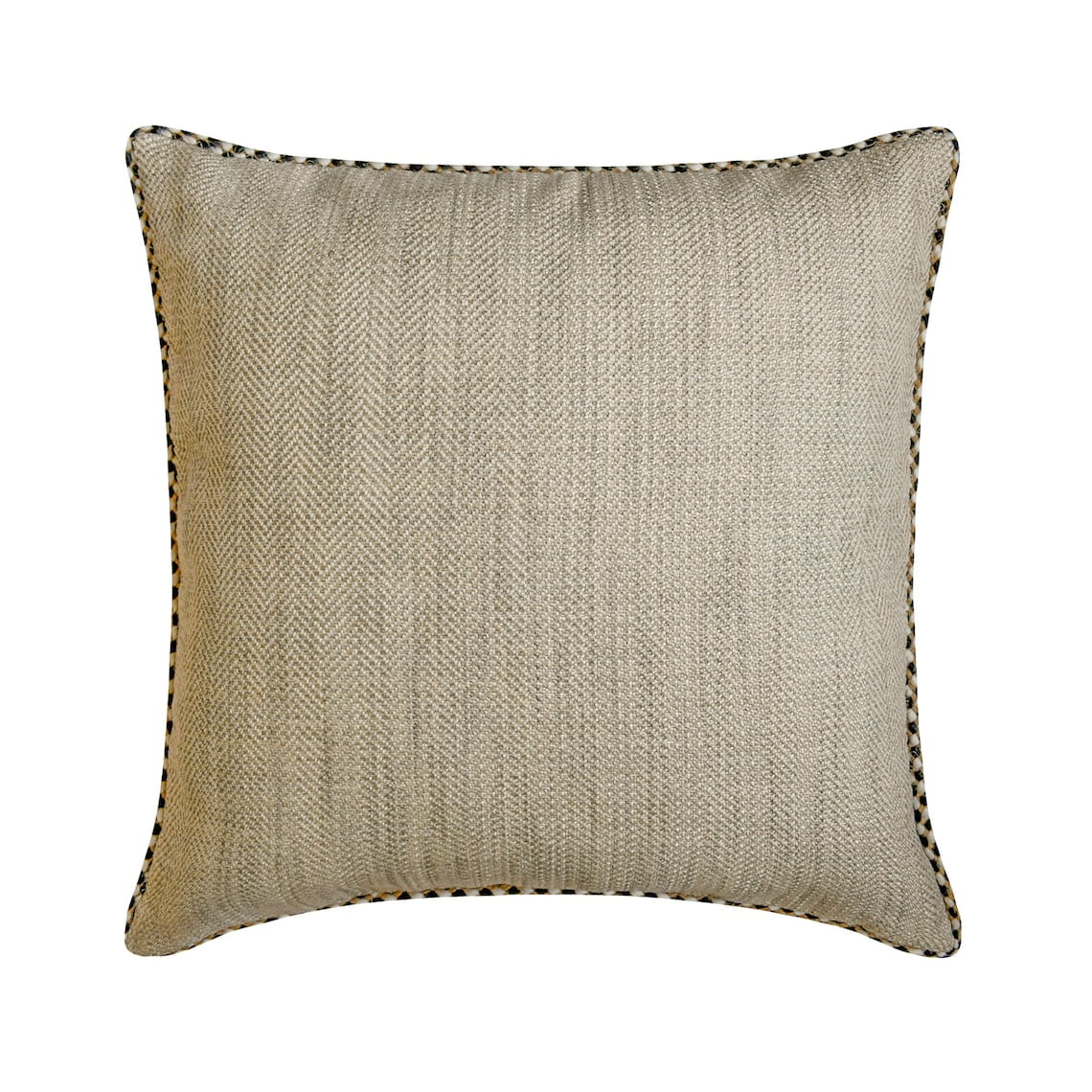 The HomeCentric Decorative Grey 12"x12" (30x30 cm) Pillow Covers, Jute