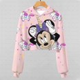 thumbnail image 1 of Sudadera con capucha para niños Nueva temporada escolar Top Primavera y otoño Niñas Cute Minnie Bubble Blowing Pattern Printed Short Hoodie130 heqiyong CONDUJO, 1 of 2