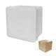 thumbnail image 1 of 100 Pzs Caja Estanca Lisa CCTV Presion 10x10x4.5 IP55 blanco 10cm, 1 of 5