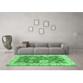 thumbnail image 3 of Ahgly Company Indoor Rectangle Oriental Emerald Green Modern Area Rugs, 2' x 5', 3 of 4