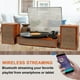 thumbnail image 4 of Tocadiscos de vinilo TANLANIN Vintage Bluetooth de 3 velocidades, 4 of 9
