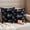 Black Light Blue, variant on Pack of 2 Nautical Ship Outdoor Pillow Covers Decorative, Waterproof Pillow Protector, Retro Coastal Ocean Lighthouse Mountain Map Lumbar Throw Pillowcases for Patio Couch Sofa Home Decor 20"x12"