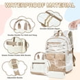 thumbnail image 4 of DAKIMOE 3 PCS School Backpacks for College Teens Cute Girlish Middle High School Bookbag Large Capacity Lightweight Waterproof Daypack for Students, 4 of 8