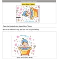 thumbnail image 2 of Pegatinas de pared para puerta de cristal de chica en el baño, impermeables, para ducha, baño, decoración del hogar, calcomanías artísticas, papel tapiz, 2 of 5