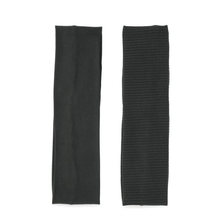 Time and Tru Women's 2-Pack Headwrap, Black