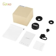 OUTAD 120掳 Wide Angle/Micro Lens 2 in 1 for Clip-on Phone Camera Lenses Kit