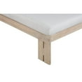 thumbnail image 2 of Crafters and Weavers Paradiso Outdoor Teak Natural Look Chaise - Light Gray Fabric, 2 of 3
