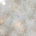 thumbnail image 4 of Northlight Pre-Lit White Alaskan Pine Artificial Christmas Wreath - 36" - Warm White LED Lights, 4 of 6