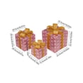thumbnail image 2 of XGFHYJEH Christmas Gift Boxes Outdoor Decor, Christmas Gift Boxes Tree Decorations, Set of 3 Christmas Lighted Present Boxes, Light up Present Boxes Decoration Outside, 2 of 5