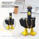 thumbnail image 5 of Figura Pato Con Dedo Estatua Divertida Resina Regalo Escritorio Creativo 15 Cm (), 5 of 9