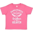 thumbnail image 3 of Inktastic Handpicked for Earth by My Brother in Heaven Angel Wings Boys or Girls Toddler T-Shirt, 3 of 5