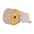 thumbnail image 1 of Vickerman Q180191 2.5 in. x 10 Yards Champagne Ogee Swirl Ribbon, 1 of 1