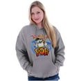 thumbnail image 3 of Airbrushed Tootsie Roll Pop Mascot Unisex Plus Size Hoodie Brisco Brands 2X, 3 of 5