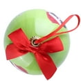thumbnail image 2 of Roxie Christmas Dog Ball Ornaments Shatterproof Christmas Tree Decorations Large Hanging Ball Pendants with String for Xmas Tree, Holiday Wedding Party Decoration (GREEN), 2 of 5