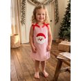 thumbnail image 4 of Miaouyo Girl Christmas Corduroy Dress Santa Embroidery Sleeveless Tank Dress, 4 of 9