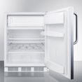 thumbnail image 4 of 24" Wide Built-In Refrigerator-Freezer, Stainless Steel, 4 of 4