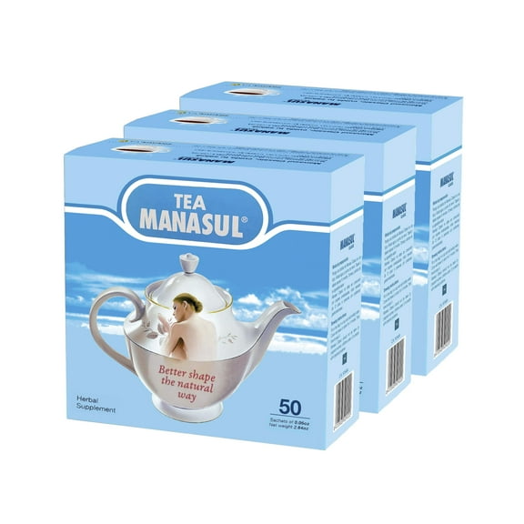 Manasul Herbal Tea with Calming Effect. Laxative Infusion, Caffeine-Free. 150 Tea Sachets