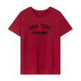 thumbnail image 2 of Camiseta para mujer Ropa deportiva Camiseta básica de moda para viajes, compras, uso diario XL, 2 of 7