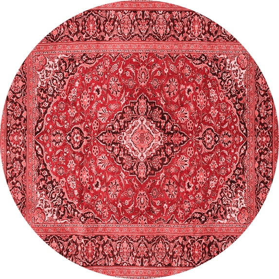 Ahgly Company Indoor Round Persian Red Traditional Area Rugs, 6' Round