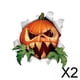 thumbnail image 1 of Pegatinas de Calabaza Soledad Decoración Autoadhesiva PVC 30cm x 30cm 2 piezas, 1 of 10