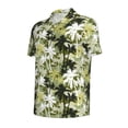 thumbnail image 2 of Balery Hawaii Palms Printed Men’s Short Sleeve Polo Shirt, Midweight Men's Shirt,Golf Polo shirts -Medium, 2 of 9