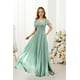 thumbnail image 2 of Vestido de gasa Augday Junior para dama de honor, flor y niña, talla 2, 2 of 7