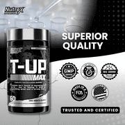Nutrex Research T-Up Max Testosterone Support for Men 60 Capsules