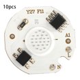 thumbnail image 1 of 10 Uds AC220V 3W Chip integrado COB cuentas bombilla IC inteligente fuente de luz (azul), 1 of 8