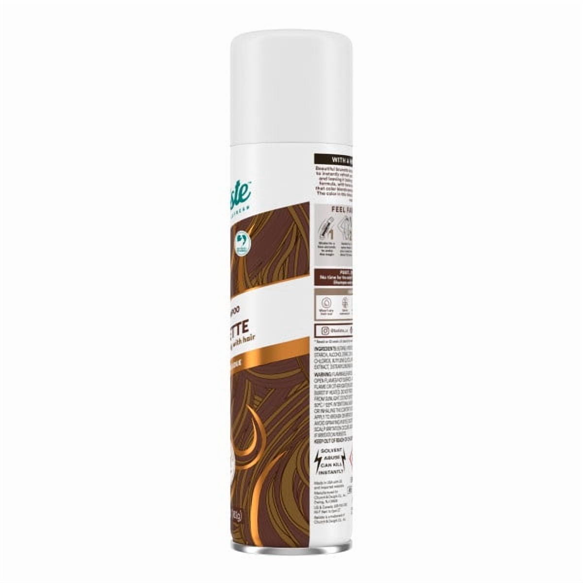Batiste, Dry Shampoo, Brunette, 5.71 oz. -Packaging May Vary Pack of 2