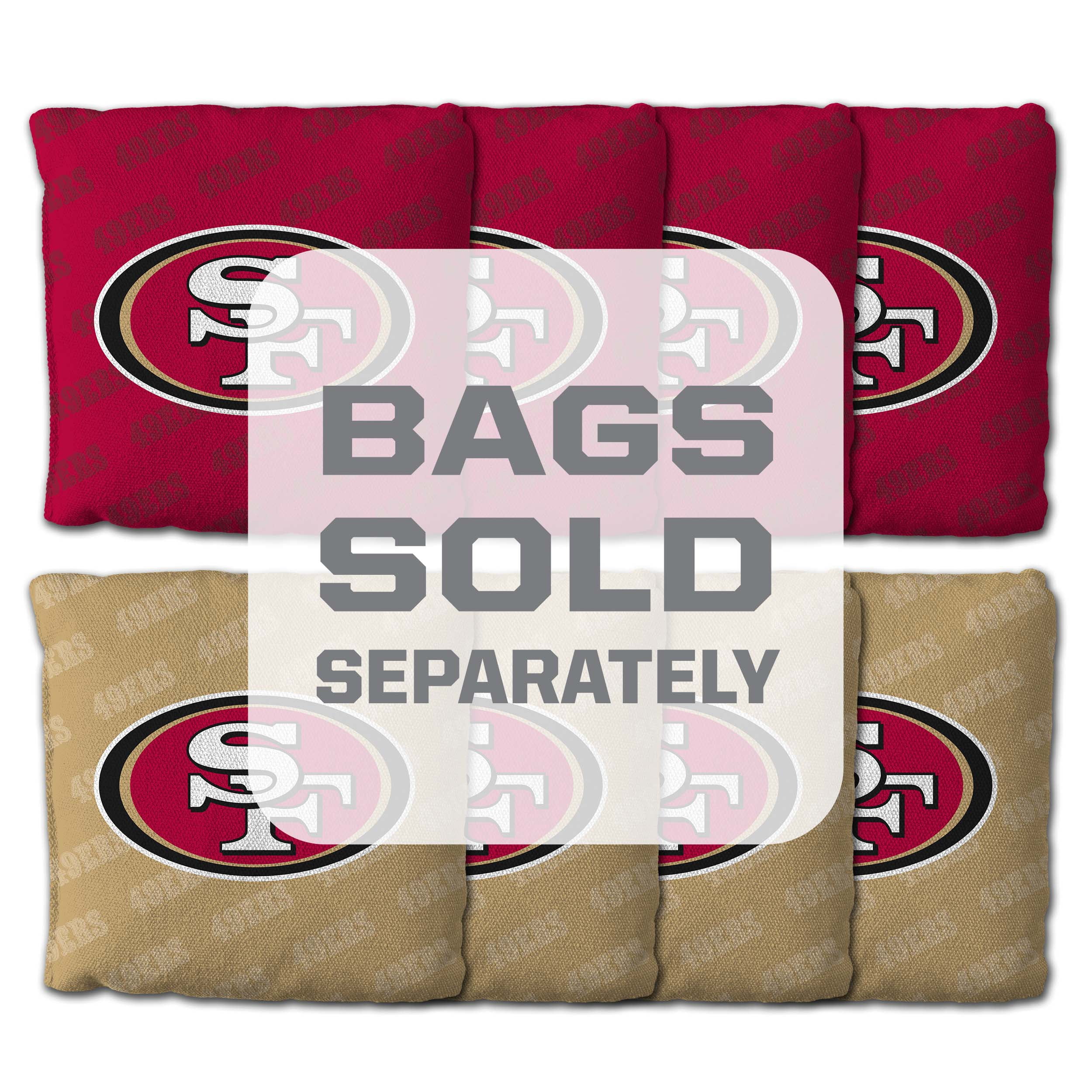 YouTheFan NFL San Francisco 49ers 2' x 3' Cornhole Game No Bags