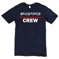 thumbnail image 2 of Plus Size NASA Space Force Crew Designed Short Sleeve Cotton Jersey T-Shirt - Navy 3XL, 2 of 4