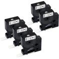 thumbnail image 1 of Recambio de cinta de etiquetas, repuesto negro sobre blanco, 1/2 pulgada x 23 pies, compatible con Dymo Labelmanager 160 280 210d 220p 360d Maker, 1 of 5