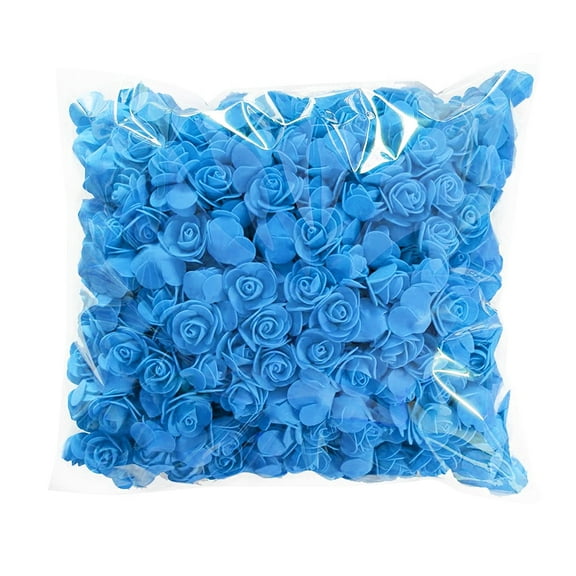 50PCS Foam Flowers Bulk, Artificial Flowers Foam Roses for Crafts, DIY Bear Gifts for Valentine's Day, Baby Shower, Birthday, Wedding Bouquets Decoration 1.38in