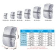 thumbnail image 2 of Uxcell 55-65L Waterproof Backpack Rain Cover with Reflective Strap L Silver Tone, 2 of 6