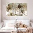 thumbnail image 2 of Elephant Stock Lush Black Forest Wall Art - Horizontal Multi Panel Canvas - Living Room Wall Decor - Floral And Botanical Multi Panel - White And Gray Decor By Allison Pearce - 50" x 32", 2 of 8