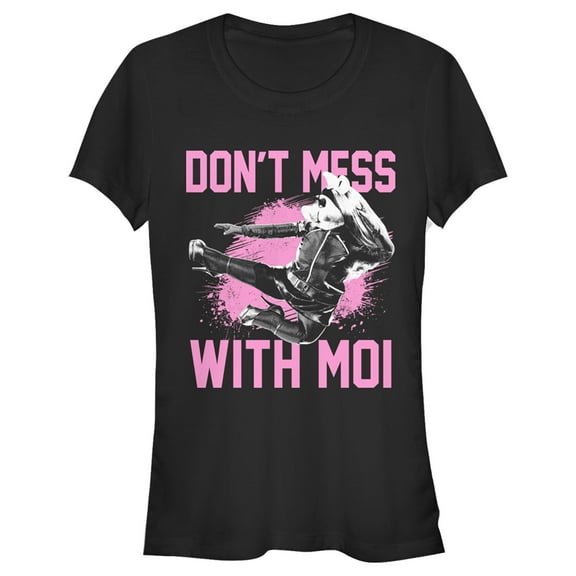 Junior's The Muppets Don't Mess with Moi  Graphic Tee Black Small