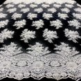 thumbnail image 6 of Vibernum Bridal Lace Sequins Beaded Scallop Fabric for Dresses 52’’ BTY (White), 6 of 6