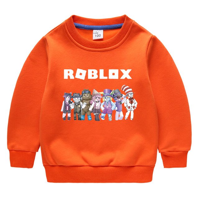 El mejor regalo para Roblox, suéter bidimensional de otoño e invierno para niños, estilo extranjero, Top cálido grueso de terciopelo, nuevo