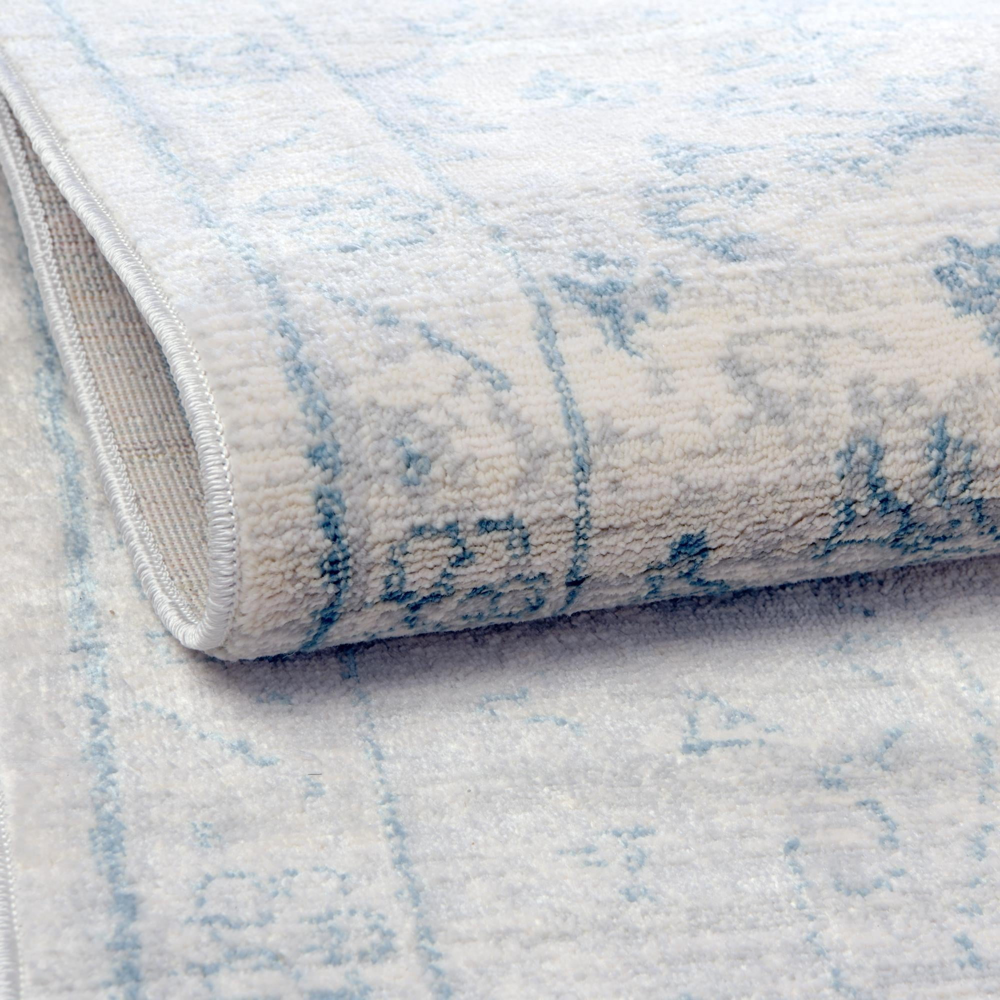 Rugs.com Newport Collection Rug – 2' x 8' Runner Gray Medium Rug Perfect For Hallways, Entryways
