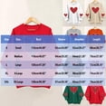 thumbnail image 3 of Valentine Shirts For Women Cute Casual Heart Print Graphic Sweatshirt Funny Crew Neck Plus Size Long Sleeve Pullover Tops, 3 of 6