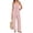 Bright Pink, variant on Womens 2 Piece Summer Sets, Casual Sleeveless Top and Wide Leg Pants Set, Loose Loungewear, Vacation Travel Outfits Orange Medium