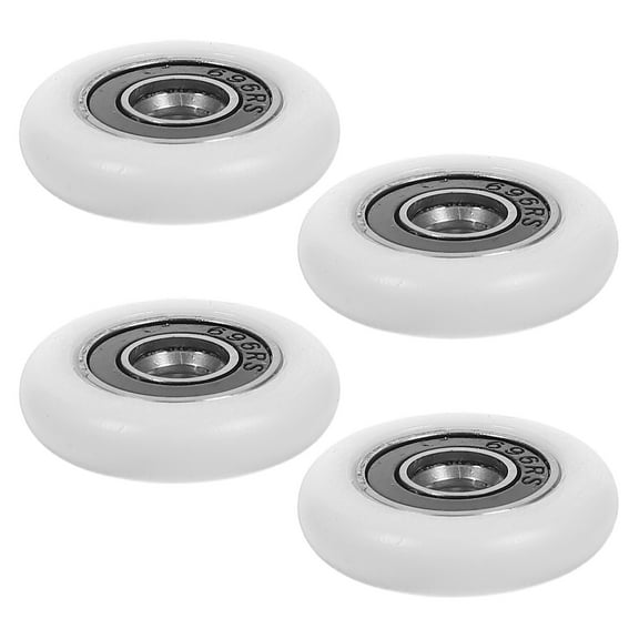 HOOWIFFY 4pcs Shower Door Hardware Replacement Rollers Waterproof And Sliding Door Wheels For Glass Shower Enclosures