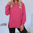 thumbnail image 5 of Trwkzve Long sleeve Hoodie Womens With Hood Sweatshirts Pink S, 5 of 7